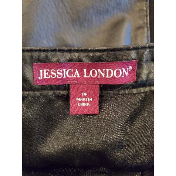 Vintage Jessica London Leather skirt size 14 - Picture 5 of 7